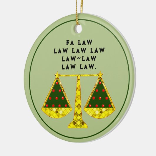 Rechtsanwaltskammer Keramik Ornament (Links)