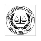 Rechtsanwaltskanzlei 4S Name Est Datum Permastempel (Design)