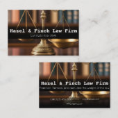 Rechtsanwaltskanzlei Custom Company Visitenkarte (Vorne/Hinten)