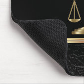 Rechtsanwaltskanzlei Designs für schwarzes und sch Mousepad (Ecke)