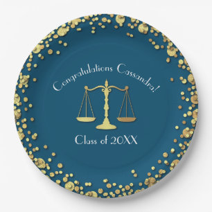 Rechtsanwaltskanzlei Marine Blue Gold Graduation P Pappteller