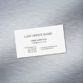 Rechtsanwaltskanzlei mit Rechtsanwaltskarte Magnetische Visitenkarte (Beispiel)