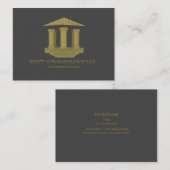 Rechtsanwaltskanzlei mit Visitenkarte für Rechtsan (Vorne/Hinten)