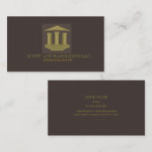 Rechtsanwaltskanzlei mit Visitenkarte für Rechtsan (Vorne/Hinten)