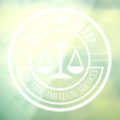 Rechtsanwaltskanzlei und Rechtsanwaltskanzlei - ku Fensteraufkleber (Blatt 3)