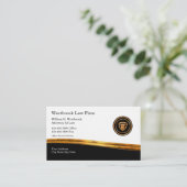 Rechtsanwaltskanzlei Visitenkarte (Stehend Vorderseite)