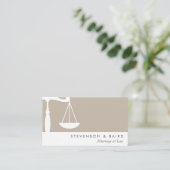 Rechtsanwaltskarte Visitenkarte (Stehend Vorderseite)