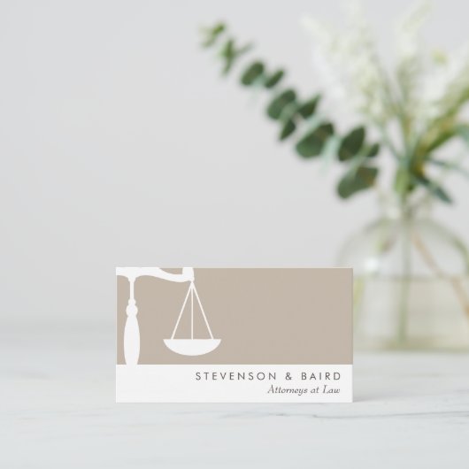 Rechtsanwaltskarte Visitenkarte (Stehend Vorderseite)