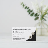 Rechtsanwaltskarten für Behindertenleistungen Visitenkarte (Stehend Vorderseite)