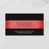 Rechtsanwaltsrechtsanwaltgesetz Visitenkarte (Rückseite)