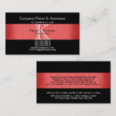 Rechtsanwaltsrechtsanwaltgesetz Visitenkarte (Vorne/Hinten)