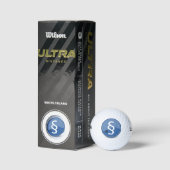 Rechtsanwaltsrichter Rechtsanwältin Monogramm-Kuns Golfball (Verpackungen)