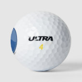 Rechtsanwaltsrichter Rechtsanwältin Monogramm-Kuns Golfball (Logo)