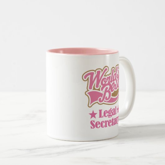 Rechtsanwaltssekretär-Geschenk für sie Zweifarbige Tasse (VorderseiteRechts)