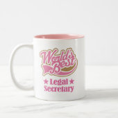 Rechtsanwaltssekretär-Geschenk für sie Zweifarbige Tasse (Links)