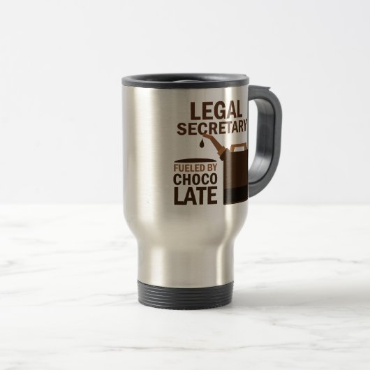 Rechtsanwaltssekretär-(lustige) Schokolade Reisebecher (VorderseiteRechts)