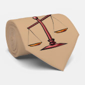 Rechtsanwaltsskala Krawatte (Gerollt)