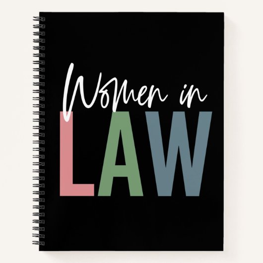 Rechtsanwaltsstudentin Notizblock (Vorderseite)