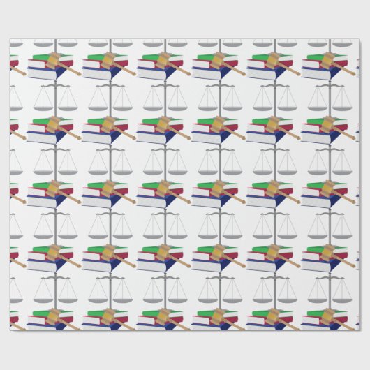 Rechtsanwaltszeichen Geschenkpapier (Flach)