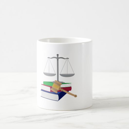 Rechtsanwaltszeichen Kaffeetasse (Mittel)