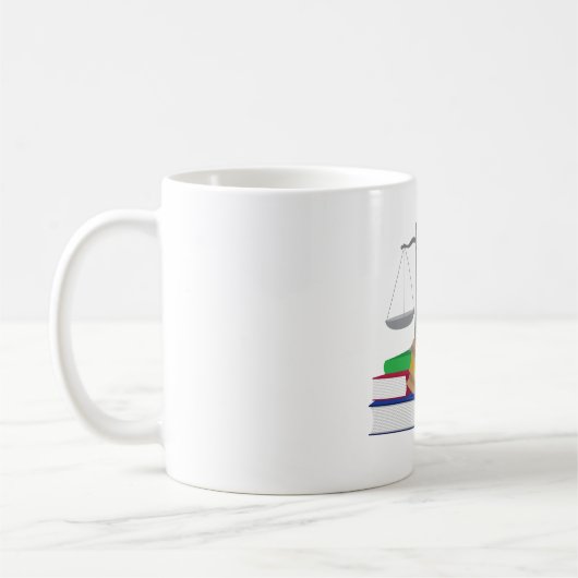 Rechtsanwaltszeichen Kaffeetasse (Links)
