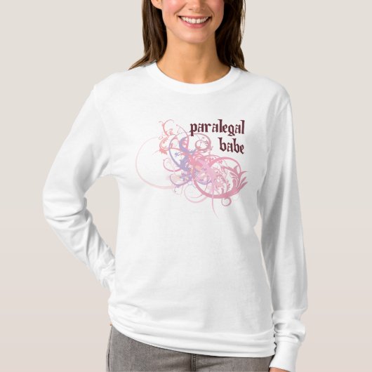 Rechtsassistent-Arbeits-Baby T-Shirt (Vorderseite)