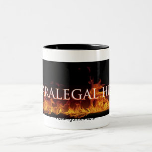 Rechtsassistent-Höllen-Kaffee-Tasse Zweifarbige Tasse