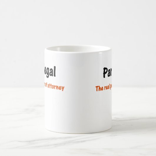 Rechtsassistent-Power der Rechtsanwalts-Tasse Kaffeetasse (Mittel)