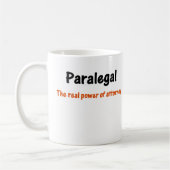Rechtsassistent-Power der Rechtsanwalts-Tasse Kaffeetasse (Links)