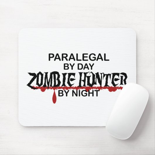 Rechtsassistent-Zombie-Jäger Mousepad (Mit Mouse)