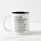 Rechtsassistent Zweifarbige Tasse (Links)