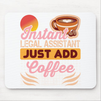 Rechtsassistenten-Kaffe-Mauspad-Schreibtisch Mousepad