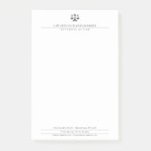 RECHTSBEAMT | elegant Post-it Klebezettel (Vorderseite)