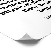 Rechtsbeistand William J. Brennan, Jr. Poster (Ecke)