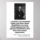 Rechtsbeistand William J. Brennan, Jr. Poster (Vorne)