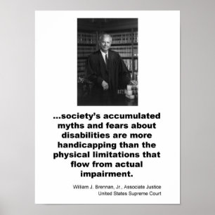 Rechtsbeistand William J. Brennan, Jr. Poster