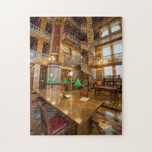 Rechtsbibliothek an der Hauptstadt Iowa Staat Puzzle (Vertikal)