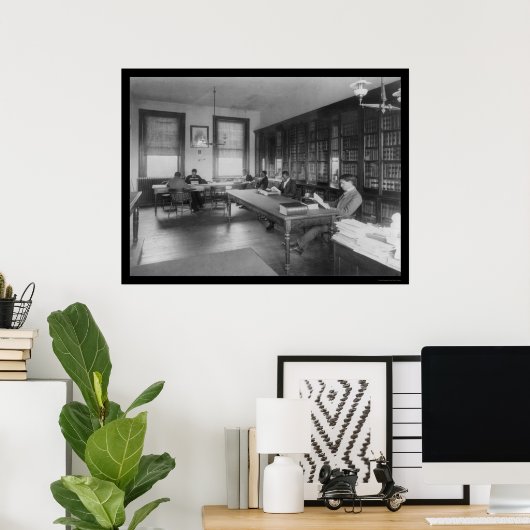Rechtsbibliothek an der Universität Howard 1900 Poster (Heimbüro)