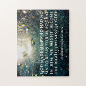 Rechtschaffen Korinther-5:21 Schrifts-der Kunst Puzzle (Vertikal)