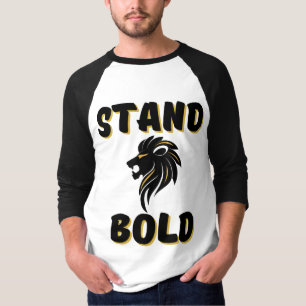Rechtschaffene Haltung kühl als Löwen 3/4 Männer T-Shirt