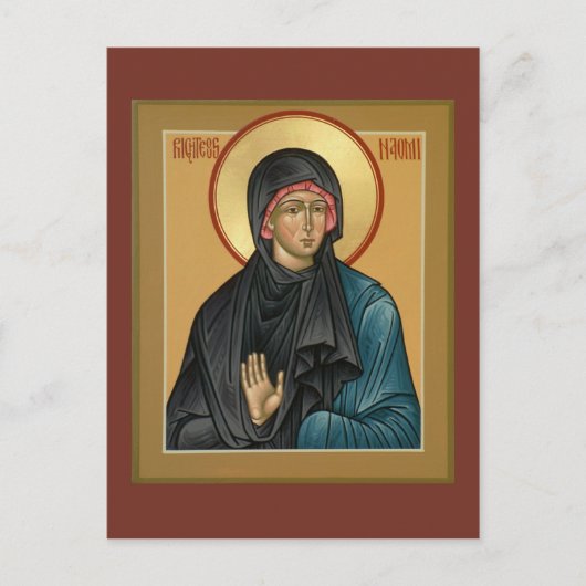 Rechtschaffene Naomi-Gebetskarte Postkarte (Vorderseite)