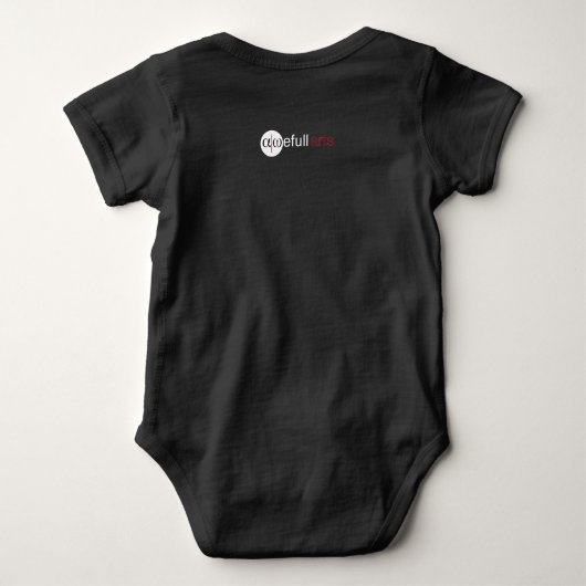 Rechtschaffener Königbabybodysuit Baby Strampler (Rückseite)