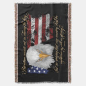 Rechtschaffener Patriotismus Decke (Vorderseite Vertikal)