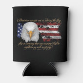 Rechtschaffener Patriotismus Dosenkühler (Vorderseite)