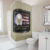 Rechtschaffener Patriotismus Duschvorhang (Beispiel)