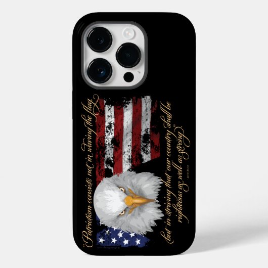 Rechtschaffener Patriotismus Fall-Mate iPhone Fall Case-Mate iPhone Hülle (Rückseite)