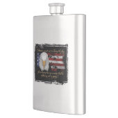 Rechtschaffener Patriotismus Flachmann (Links)