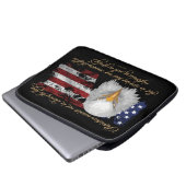 Rechtschaffener Patriotismus Laptopschutzhülle (Vorne Knopf)