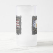 Rechtschaffener Patriotismus Mattglas Bierglas (Mittel)