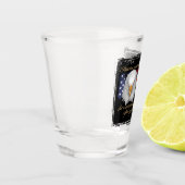 Rechtschaffener Patriotismus Schnapsglas (Links)